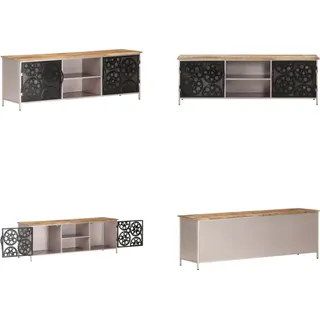 vidaXL TV Schrank 120x30x40 cm Raues Mangoholz - TV-Schrank - TV-Schränke - TV-Möbel - Sideboard - Braun
