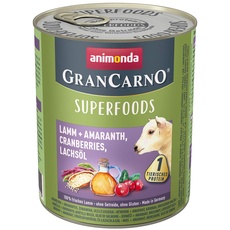 Bild von GranCarno Adult Superfoods Lamm + Amaranth, Cranberries, Lachsöl 800 g