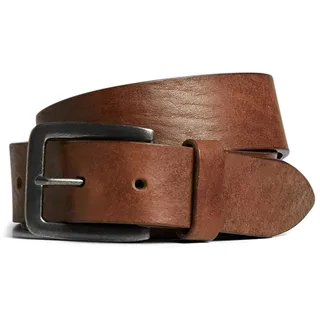 JACK & JONES Ledergürtel JACVICTOR Leather Belt Metallstiftschnalle, Farben:Braun, Größe Gürtel:95