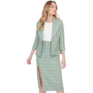 TRENDYOL Blazer - Grün - Figurbetont