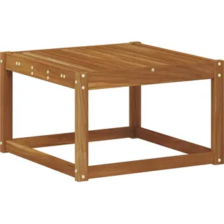 vidaXL Tisch für Outdoor Massivholz Akazie Natur 59 x 59 x 37 cm - Braun