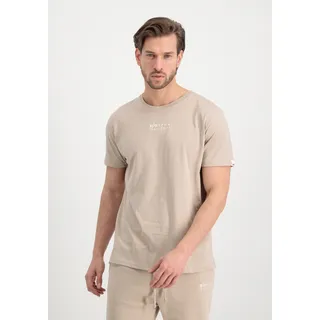 Alpha Industries T-Shirt »Alpha Industries Men - T-Shirts Organics EMB T-Shirt«, beige