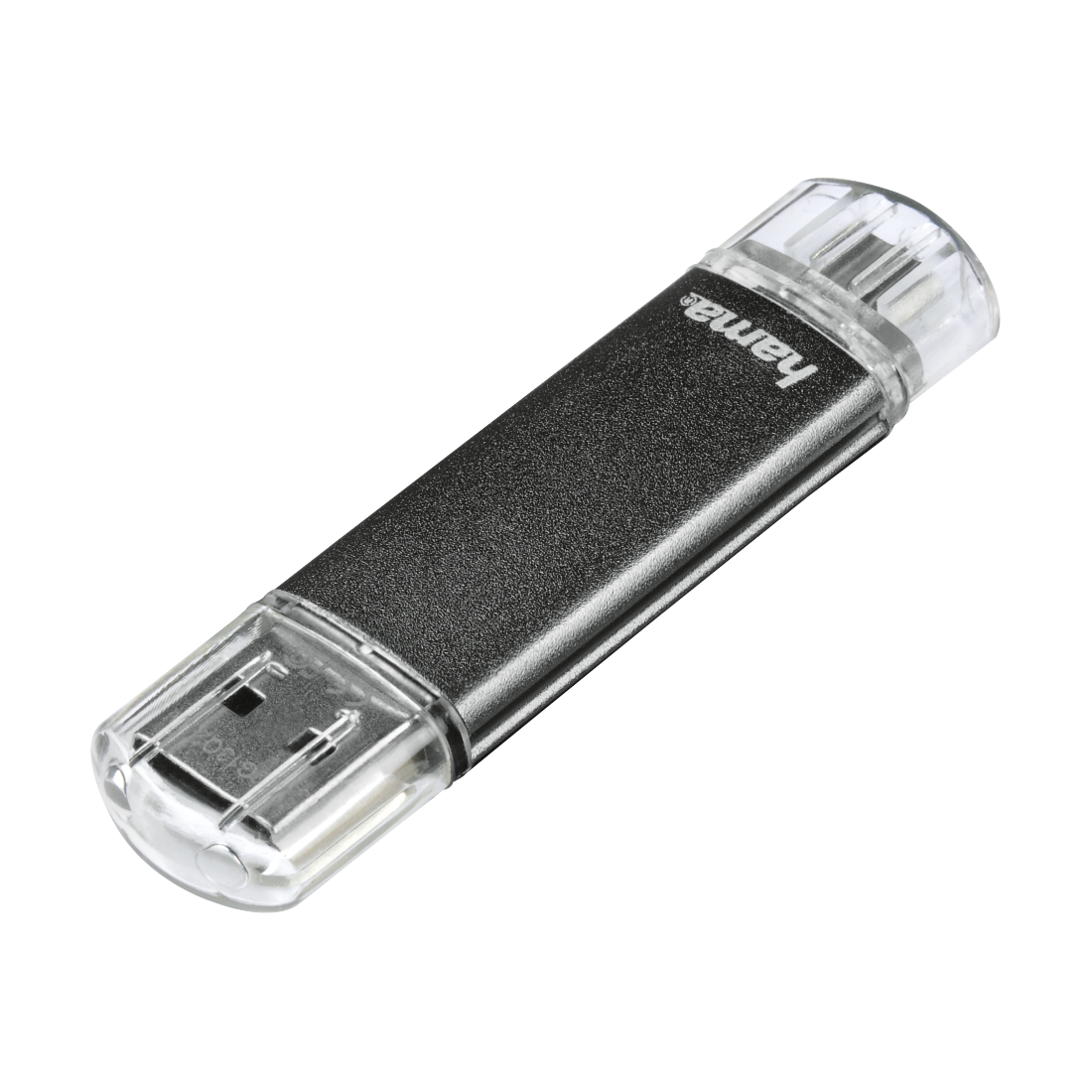 Bild von FlashPen Laeta Twin 32 GB grau USB 2.0 00123925