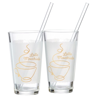 Ritzenhoff & Breker Latte Macchiato Gläser-Set Coffee, 4-teilig, Klar