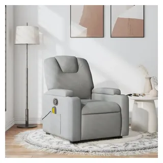 vidaXL Massagesessel Modell 4 Polyester 50 x 97 x 70 cm Grau