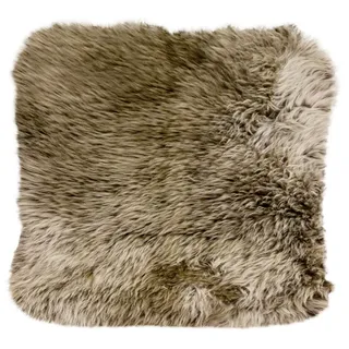 Heitmann Felle Fellkissen »Lammfell-Kissen - Premium Qualität« echtes Austral. Lammfell, eckig, 40x40 cm, besonders dicht & weich, braun