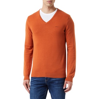 S.Oliver Herren 2040666 Pullover, 2805 orange, XL