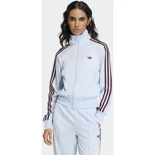 Trainingsjacke ADIDAS ORIGINALS "FIREBIRD CLASSIC", Damen, Gr. M, crystal sky, maroon, Obermaterial: 100% Polyester, Jacken Trainingsjacke, FIREBIRD, reguläre Passform