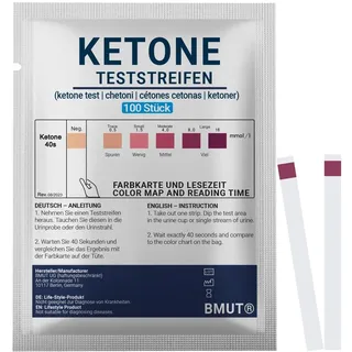 BMUT Ketose Teststreifen 100 St.