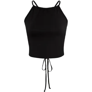 lscn by lascana LSCN by LASCANA, Crop-Top mit Schnürung hinten, schwarz,