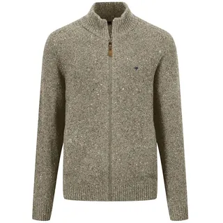 Fynch Hatton 1510347 Vollreißverschluss Pullover - Winter White - 3XL