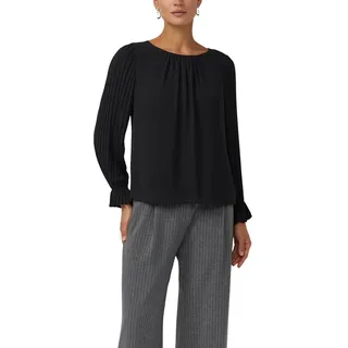 s.Oliver Festliche Bluse mit Plissee-Ärmeln