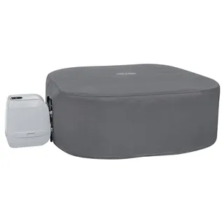 Bestway Spa-Abdeckung PVC und POM Grau - Grau