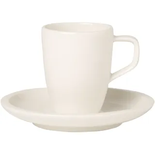 Villeroy & Boch Espressotasse mit Untertasse 0,1 l Weiß