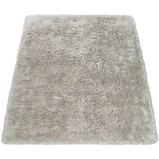 Paco Home Hochflor-Teppich »Akumal 930« rechteckig 60 mm Höhe Shaggy, besonders weich durch Softgarn, Uni-Farben, grau