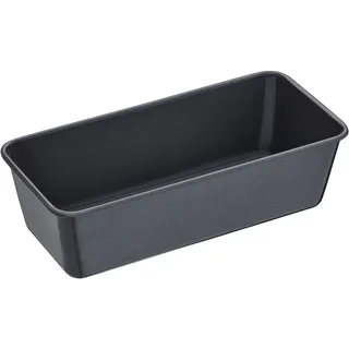 Original Kaiser La Forme Plus Brotbackform 30 cm, Backform für 1000g Brote, Emailleboden, Kastenform Kuchen/ Brote, antihaftbeschichtet, sauerteigbeständig, Schwarz