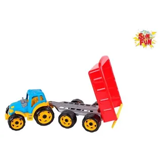 Grosser Traktor Traktor Mit Anhänger Packmaschine 54Cm 3442