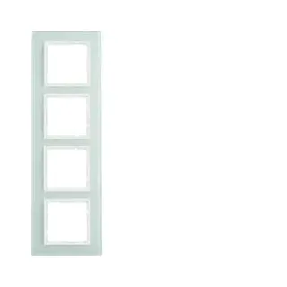 Berker Rahmen 4fach B7 Glas