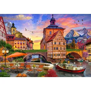 Bluebird Puzzle Puzzle Old City Hall Bamberg Deutschland - 1000 Teile