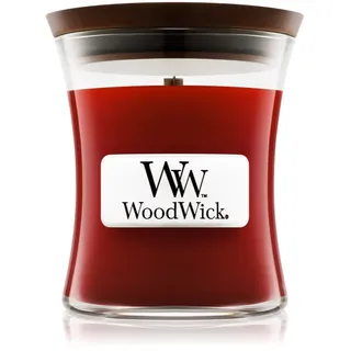 Woodwick Cinnamon Chai Duftkerze mit Holzdocht 85 g