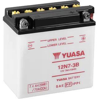 YUASA BATTERIE ohne Saeure, 135 mm x 75 mm x 133 mm