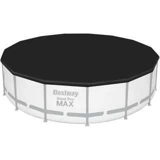 BESTWAY PVC-Abdeckplane schwarz Ø 470 cm