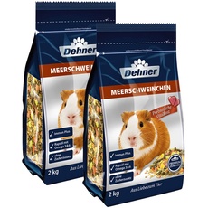 Dehner Premium Meerschweinchenfutter, 2 x 2 kg (4 kg)