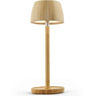 luminexdesigns Vintage Tischleuchte Boho Bambus 2 St.