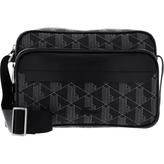Lacoste Umhängetasche The Blend Reporter Bag Monogram Noir Gris