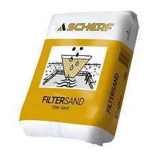 Scherf Filtersand Hellbeige 0,71 mm - 1,25 mm 25 kg PE-Sack