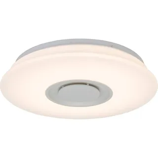 Brilliant "Donata" LED Deckenleuchte mit Bluetooth Lautsprecher, RGB-Applikation - Weiß