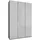 Drehtürenschrank Monaco 148,4 x 216 x 58 cm Grau