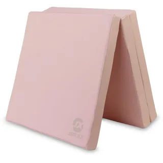 Jeflex - klappbare Weichbodenmatte & Turnmatte 180 x 60 x 6 cm MADE IN GERMANY/Gymnastikmatte tragbar/platzsparende Fitnessmatte & Yogamatte/Spielmatte für Kinderzimmer