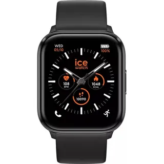 ICE-Watch Ice Fit 1.0 BT 45 mm Kunststoffgehäuse schwarz Silikonarmband schwarz M