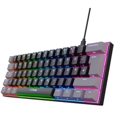 Bild Gaming GXT 867 Acira, 60%, LEDs RGB, Gaote Outemu RED, USB, DE (24883)