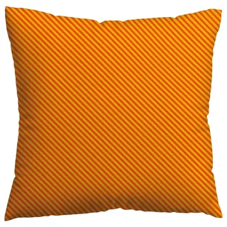 schlafgut Woven Fade Bettwäsche Kissenbezug 80x80 cm | yellow-deep-red-mid - orange