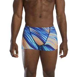 Tyr Durafast Elite Riptidal Badehose Boxer - Teal / Orange - 28