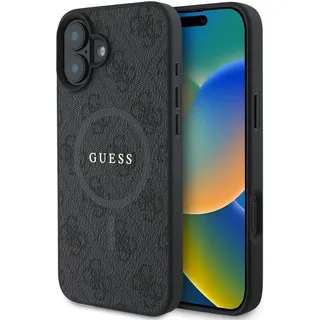 GUESS GUHMP16SG4GFRK iPhone 16 6.1 ́ ́ Handyhülle - Black