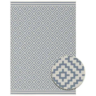 Primaflor Eldorado Quadra Outdoor-Teppich 120 x 170 cm Blau