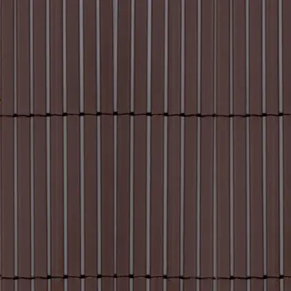 TENAX Colorado 1,00 x 5 m Braun, Synthetisches Doppelseitiges Schilf, zum Abschirmen von Gärten, Schwimmbädern und privaten Bereichen