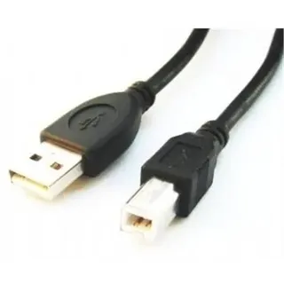 Gembird USB-B 1,8m schwarz (CCP-USB2-AMBM-6) - Schwarz