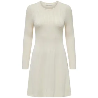 Only Strickkleid Beige Langarm 40