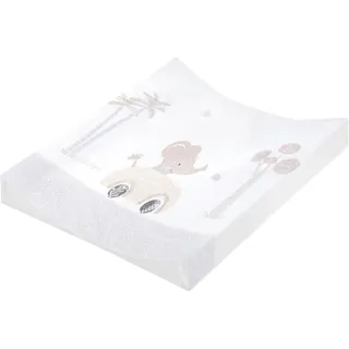 Julius Zöllner® 2-Keil Wickelauflage 60x71 cm - weiche Wickelunterlage - Baby Wickeltischauflage - Folie, wasserdicht & abwischbar - Made in Germany - OEKO-TEX Standard 100 - Safaritour
