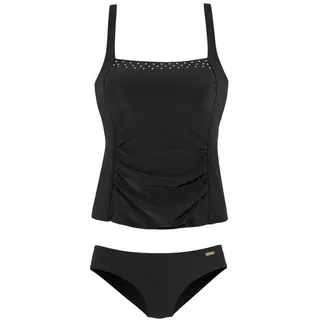 LASCANA Tankini mit Ziernieten LASCANA schwarz