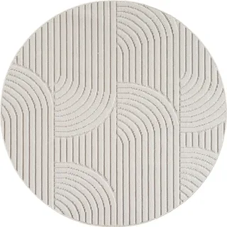 Ayyildiz Helix 2201 Kurzflorteppich 120 x 120 cm Beige