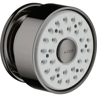 Hansgrohe Seitenbrause 1 jet Rosette rund, 28464330, Farbe: Polished Black chrome