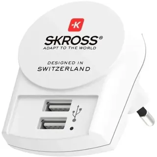 SKross Euro USB Charger - 2xType A