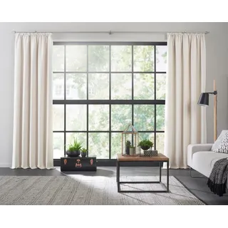 Wirth Dim out Kräuselband 145 x 150 cm beige