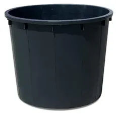XXL Wassertank, Wasserbehälter, Regentonne aus Kunststoff in Schwarz. Topp für den Garten (500 L)