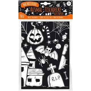 Mal Mich Bunt Ausmal-Tischdecke aus Papier, Motiv Halloween